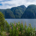 Uitzicht bij onze overnachtingsplek