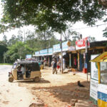 Hier heeft de groep heel veel inkopen gedaan, kleding, eten enz. wat naar het getroffen zuiden gebracht is