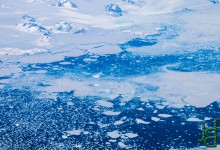 Drijfijs bij Groenland