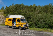 Net op de Lofoten aangekomen