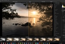 RAF (RAW) direct in Luminar bewerkt meerdere filters toegepast