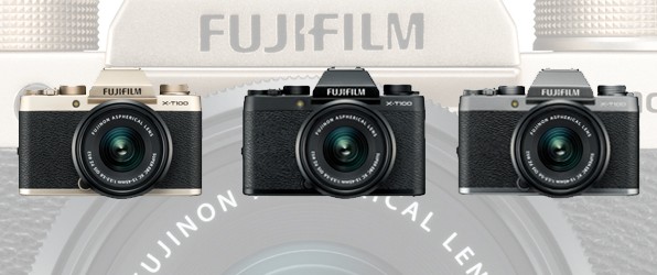 Fujifilm X-T100 met Fujinon XC 15-45 mm objectief